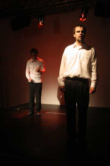 From left: Chris Lynch as Ach and Cameron Mowat as Agus in 'Still'