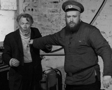 (from left) Ian Sexon as Pepel and Ben Blow as Myedvyedeyeff in 'The Lower Depths' | Image: Gary Daniell Photography