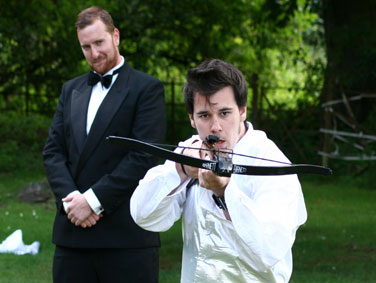 Allan Scott-Douglas and Andrew Hainey in 'King Arthur' 2010 by Lucy Nordberg